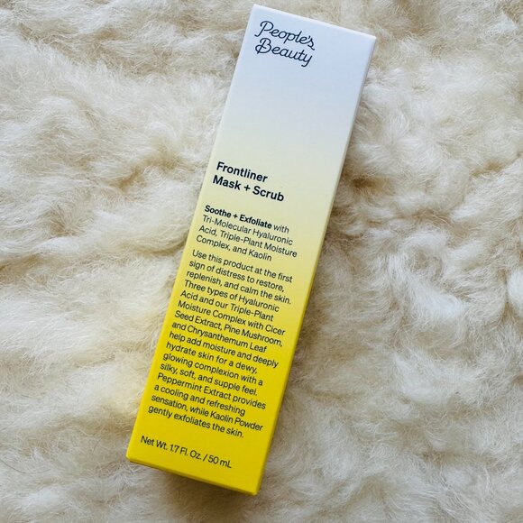 PEOPLE'S BEAUTY Frontliner Mask + Scrub - Picture 2 of 8